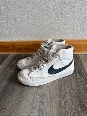 Nike White high top blazers